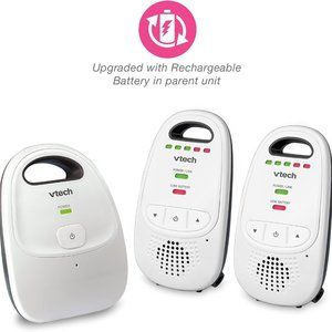 VTech DM112-2 DM111-2 Audio Baby Monitor 1000 ft of Digital Range 5-Level Sound